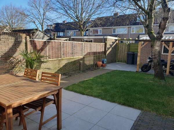 Luchtfoto van de oorspronkelijke tuin