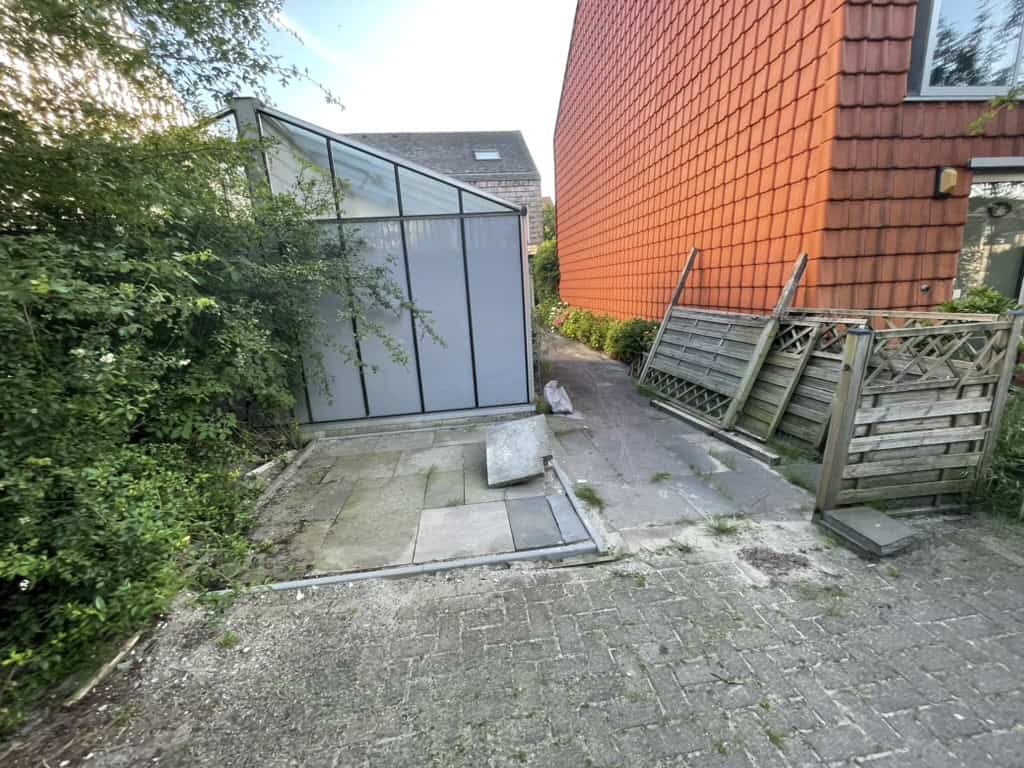 Hoek van de oorspronkelijke tuin